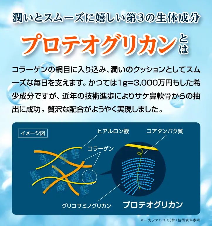 保水性に優れた軟骨成分プロテオグリカンの役割と弘前大学の研究精製技術について