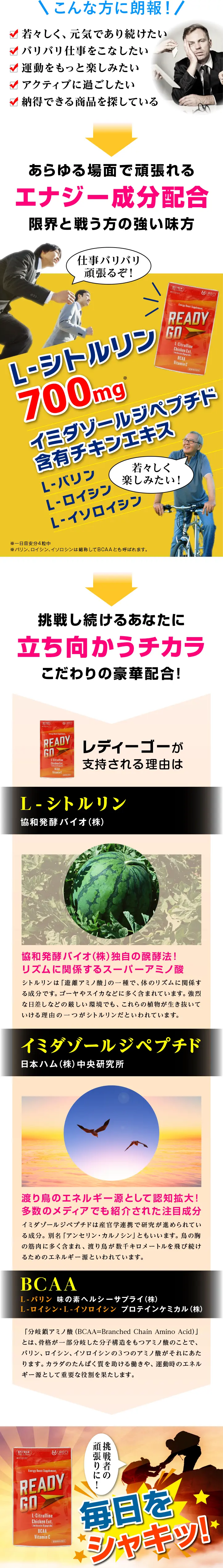 レディーゴー120粒入り L-シトルリン サプリ サプリメント